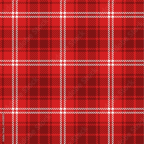 Obraz Seamless red tartan