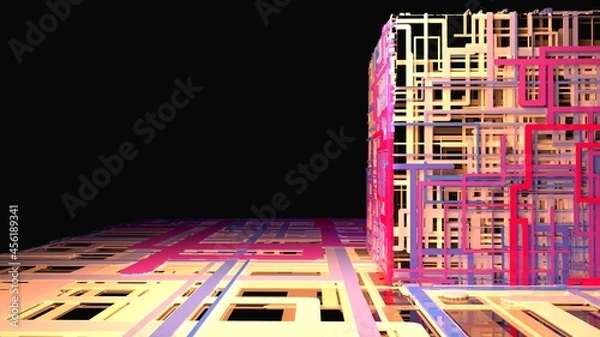 Obraz Abstract background made in 3d