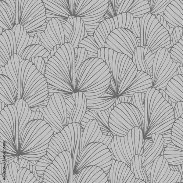 Fototapeta autumn leaves vector seamless pattern. background for fabrics, prints, packaging and postcards