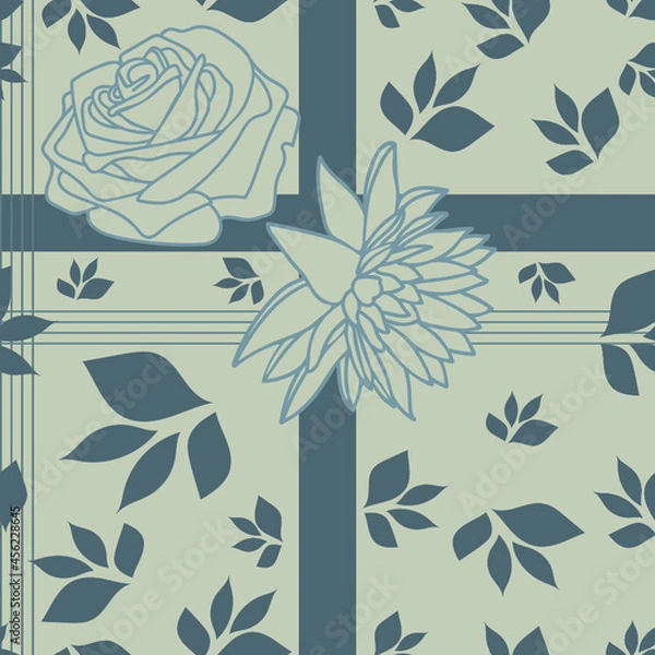 Obraz Flowers in beige