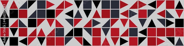 Fototapeta Abstract Geometric Pattern generative computational art illustration