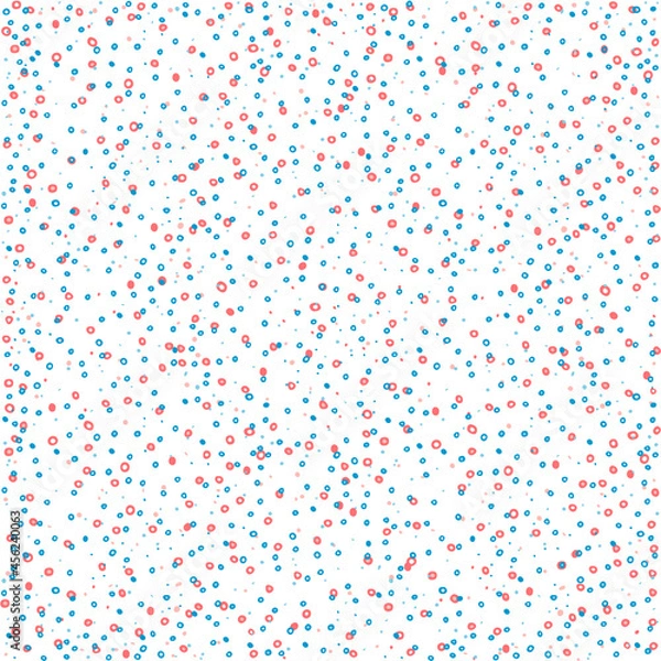 Fototapeta Vector texture pattern with different sized holes, circles and dots. EPS 10