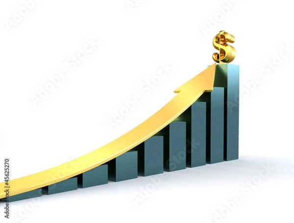 Fototapeta Увеличение прибыли