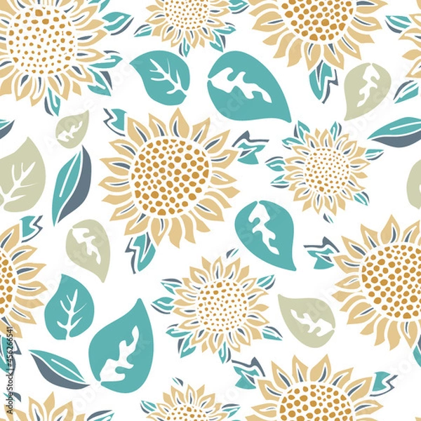 Obraz Colourful sunflowers