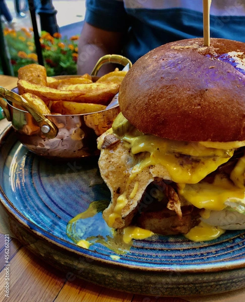 Obraz Burger and fries 