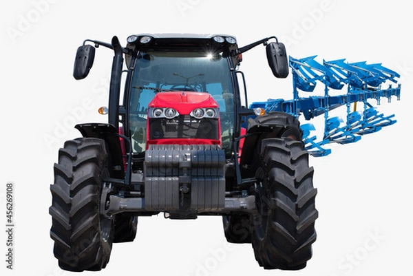 Obraz tractor with agricultural plow