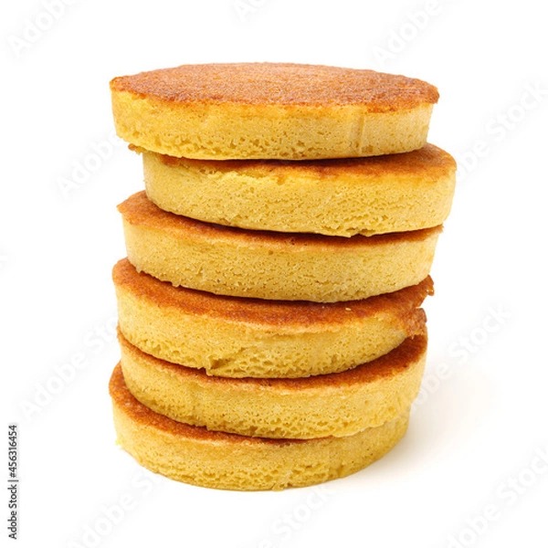 Obraz Chinese Cake on white background 