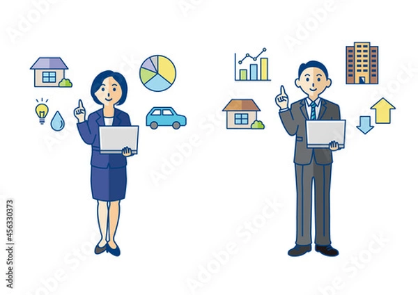 Obraz ライフプランナーのイメージイラスト