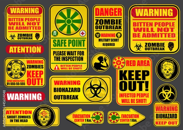 Fototapeta Zombie Apocalypse Sings