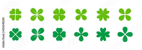 Obraz Klee Vektor Logos grün