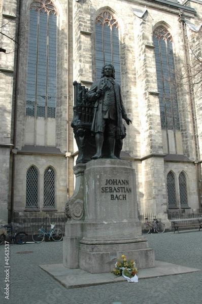 Obraz Bach Denkmal Leipzig 