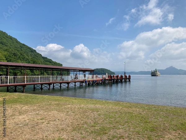 Obraz pier on the lake
