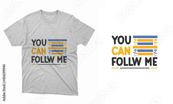 Obraz Typography and Vector T-shirt Design Template Layout