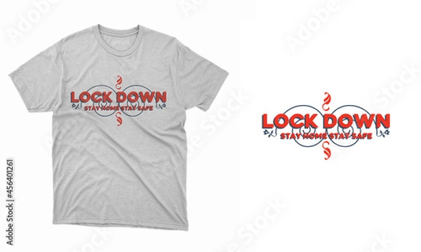 Obraz Typography and Vector T-shirt Design Template Layout