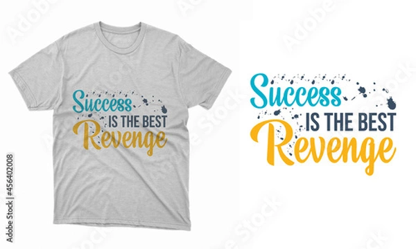 Obraz Typography and Vector T-shirt Design Template Layout