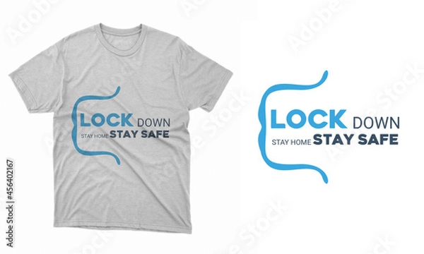 Obraz Typography and Vector T-shirt Design Template Layout