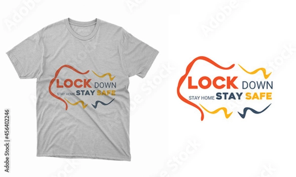 Obraz Typography and Vector T-shirt Design Template Layout