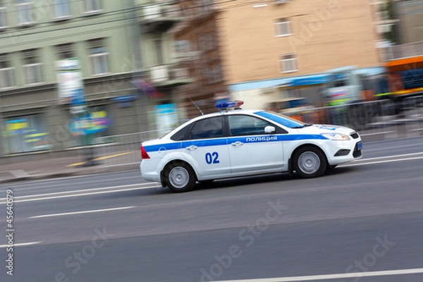 Fototapeta Russian police car