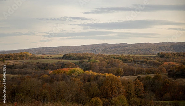 Fototapeta autumn landscape in the mountains