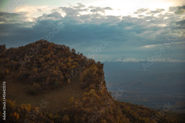 Obraz sunset in the mountains