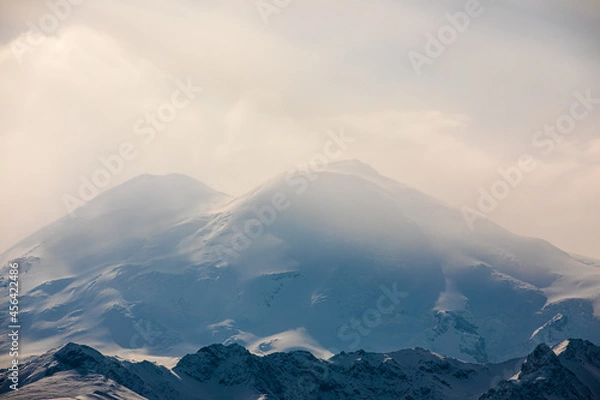 Obraz clouds over the mountains
