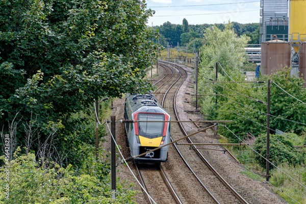 Fototapeta Train on tracks