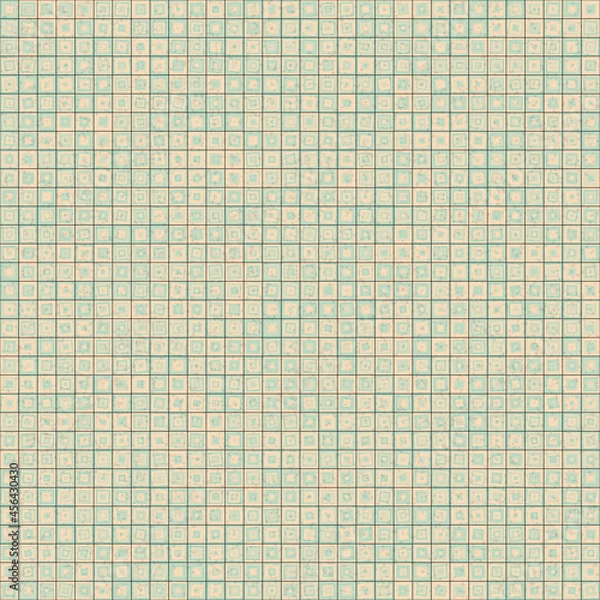 Fototapeta Abstract Geometric Pattern generative computational art illustration