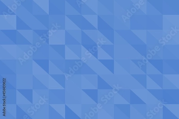 Obraz Abstract geometric background with blue triangles