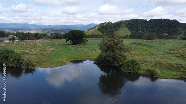 Fototapeta landscape with lake