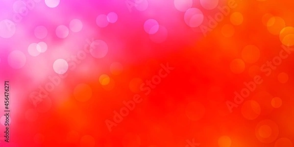 Obraz Light Blue, Yellow vector backdrop with dots.