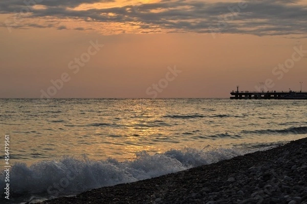 Obraz sunset on the beach