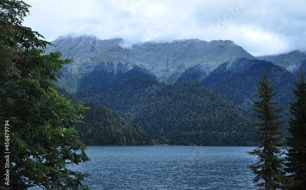 Obraz lake and mountains