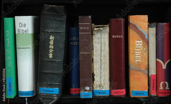 Obraz Bibles in many languages
