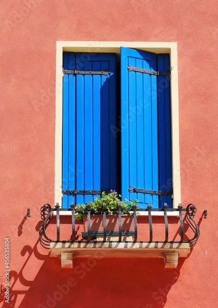Obraz window with shutters