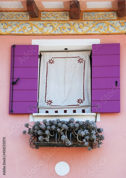 Obraz window with shutters