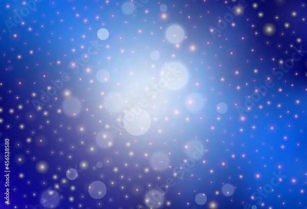 Obraz Light BLUE vector texture in birthday style.