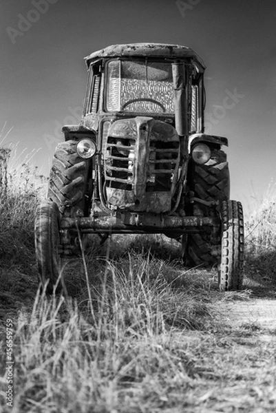 Fototapeta Traktor.