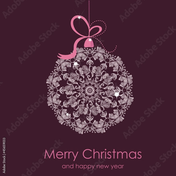 Obraz Vector Christmas tree decorations