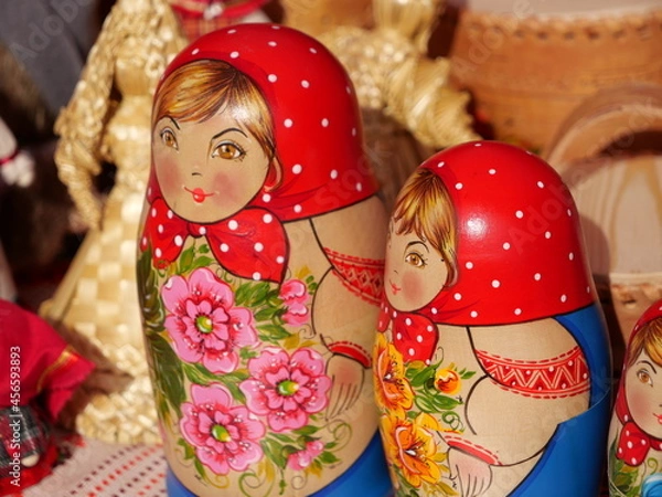 Obraz russian nesting dolls matryoshka