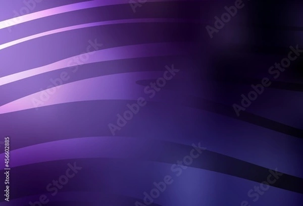 Obraz Dark Purple vector pattern with lines.
