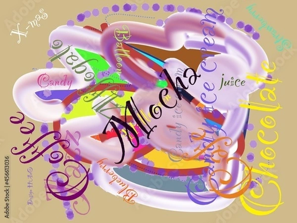 Obraz  커피 일러스트