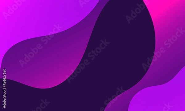 Fototapeta Abstract purple geometric background. Modern background design. gradient color. Fluid shapes composition. Fit for presentation design. website, basis for banners, wallpapers, brochure, posters