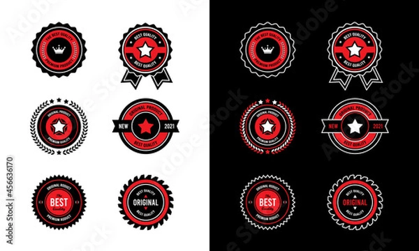 Obraz vintage design modern layout template vector illustration set