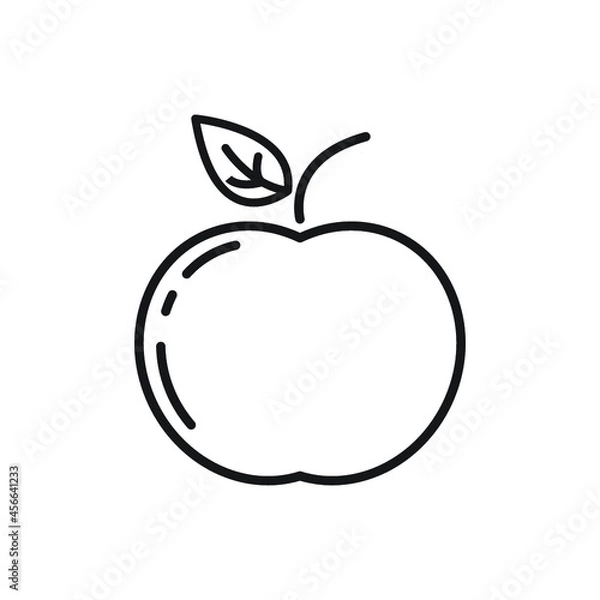 Obraz Apple line Icon