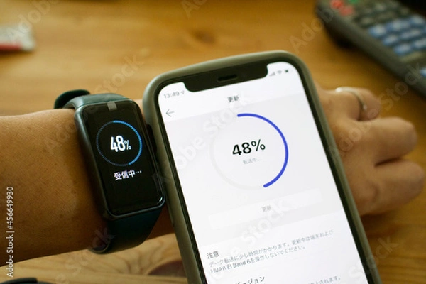 Fototapeta スマートウォッチと連携