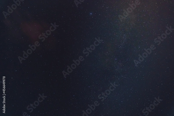 Obraz a galaxy nebula with stars in the night sky
