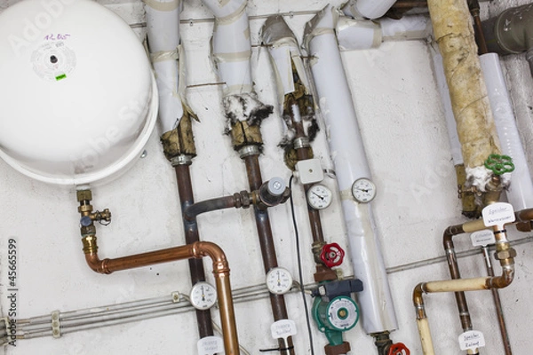 Obraz Heizungsrohre 08