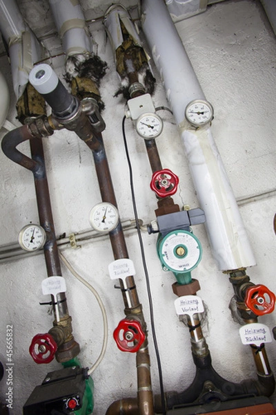 Obraz Heizungsrohre 03