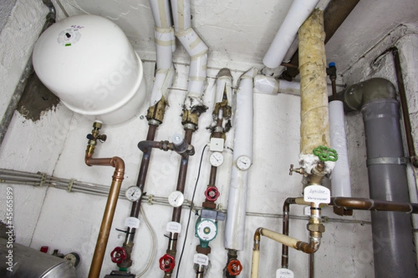 Obraz Heizungsrohre 01