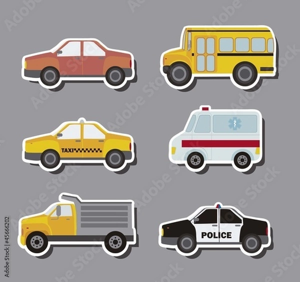 Fototapeta stickers cars